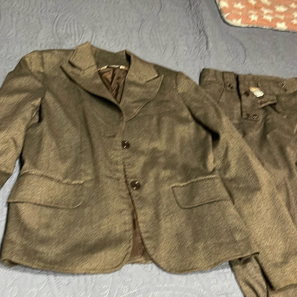 Jacket And Pants Beige/Brown